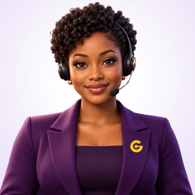 Gelllez support agent wearing a headset
