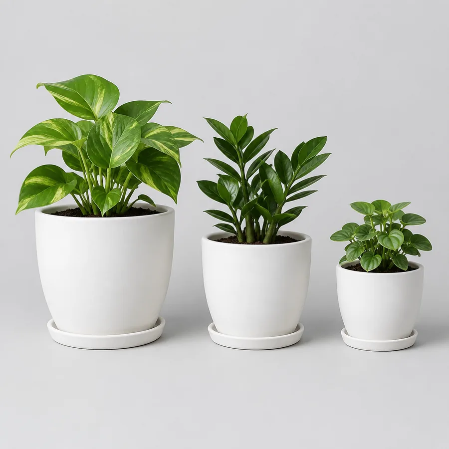 Ceramic Plant Pot Set